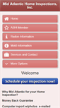 Mobile Screenshot of midatlantichomeinspectionsinc.com